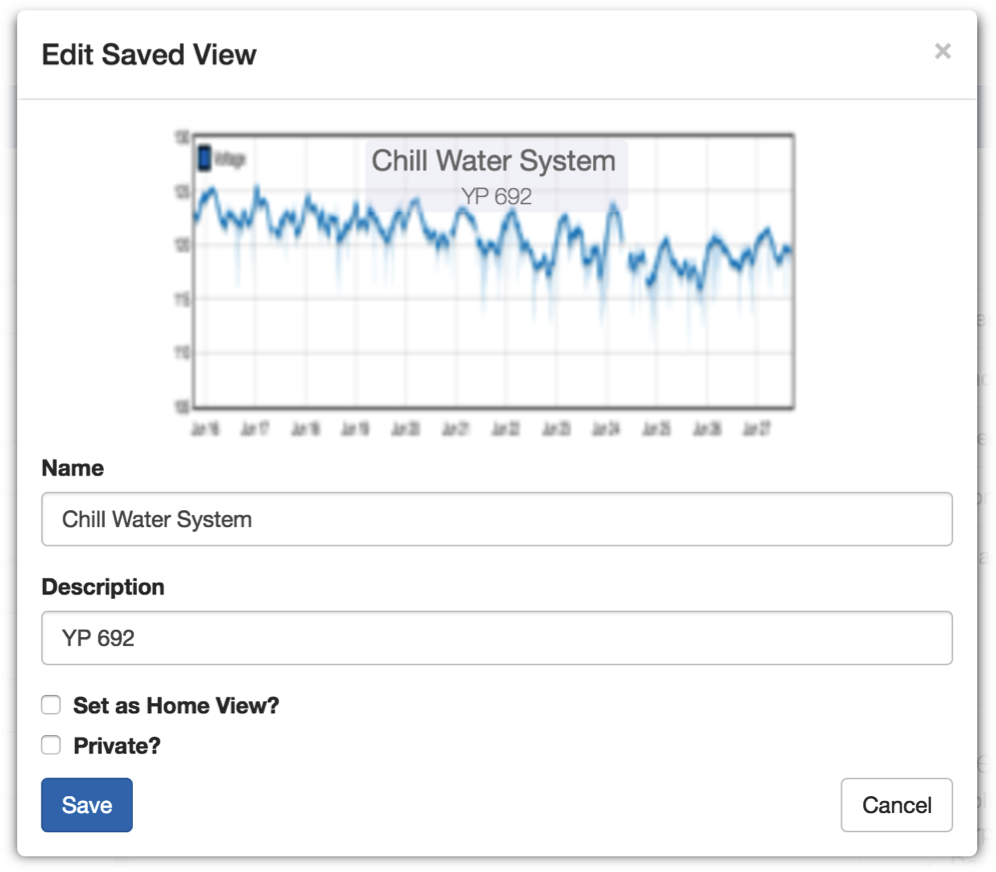 Saved Data Views