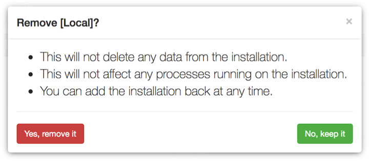 Remove Installation